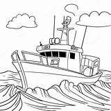 Coast Guard Boat Coloring Page 65982 53042 sketch template
