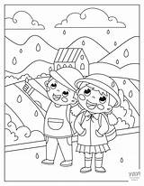 Rainy Day Coloring Pages Free Printables sketch template