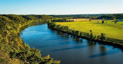 Hike to the Osage River overlook at Painted Rock Conservation Area ...