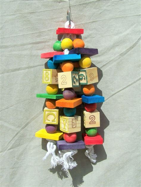 Happy Beaks Bird Toy The ABC Blocks