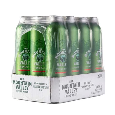 Mountain Valley Spring Water 25 oz Aluminum | Distillata