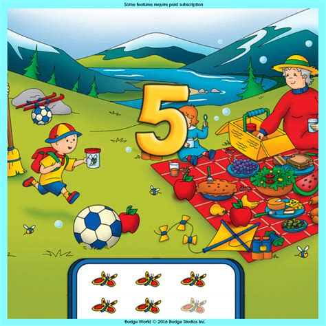 NEW APP! Budge World launches with a World of NEW Caillou games!