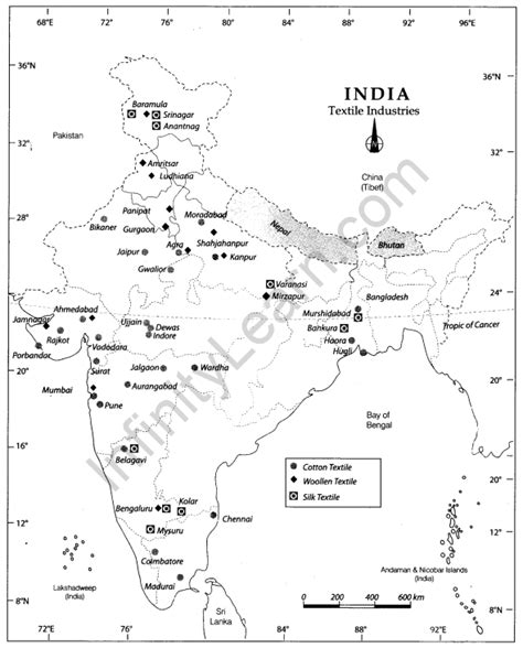 Class 10 Geography Map Work Chapter 6 Manufacturing Industries - Infinity Learn by Sri Chaitanya