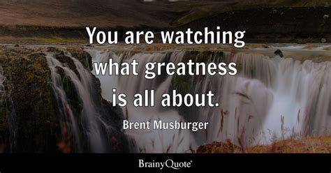 Brent Musburger - You are watching what greatness is all...