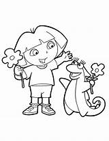 Dora The Explorer Coloring Pages Pdf sketch template