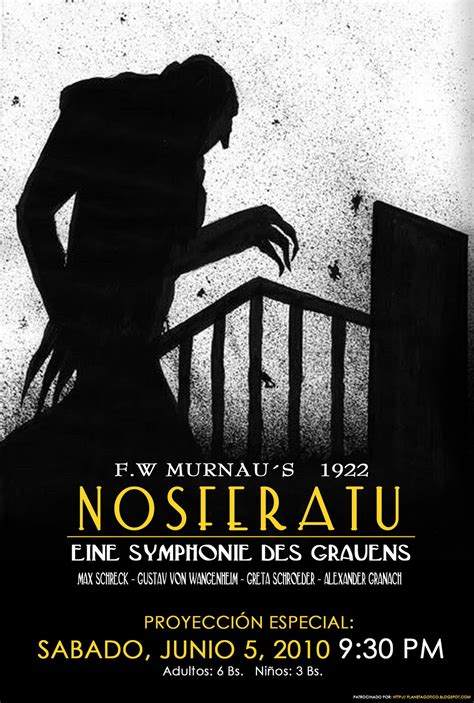 Galeria de pôsteres de Nosferatu - DVD, sofá e pipoca