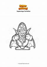 Coloriage Superzings Cornelius  Supercoloredcom sketch template