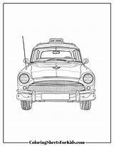 Taxi Coloring Pages Free PDF Printables  Sheets For Kids sketch template