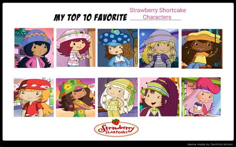 My Favourite Strawberry Shortcake Characters by NurFaiza on DeviantArt