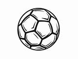 Soccer Ball Coloring Sheet For Kids  Page sketch template