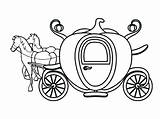 Cinderella Carriage Coloring Pages sketch template