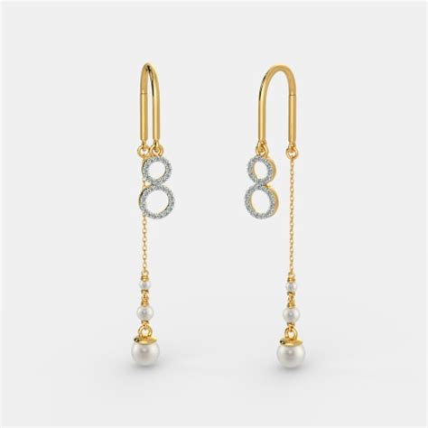 Buy 50+ Gold Sui Dhaga Earring Designs Online in India 2018 | BlueStone.com