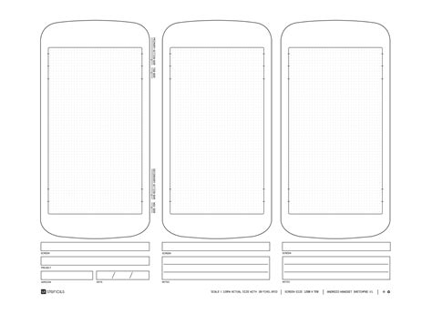 Android Wireframe Template