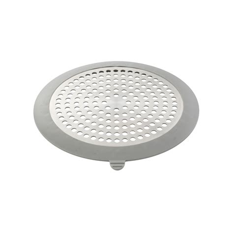 Bathroom Sink/Bathtub Hair Catcher & Drain Protector in Brushed Nickel ...