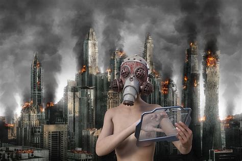 high-rise buildings illustration, steampunk, apocalypse, cyberpunk, biobank, fiction, industrial ...