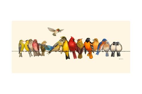 Bird On A Wire Picture / Birds On A Wire Wall Quotes™ Wall Art Decal | WallQuotes.com | Morgan ...