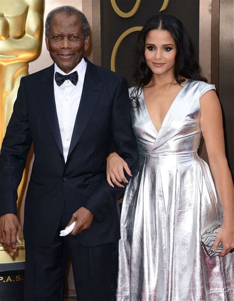 Sidney Poitier with his daughter Sydney | Formal dresses long, Dress ...