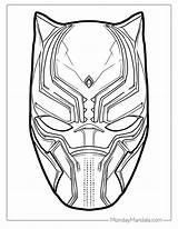 Black Panther Coloring Pages Free Printable sketch template