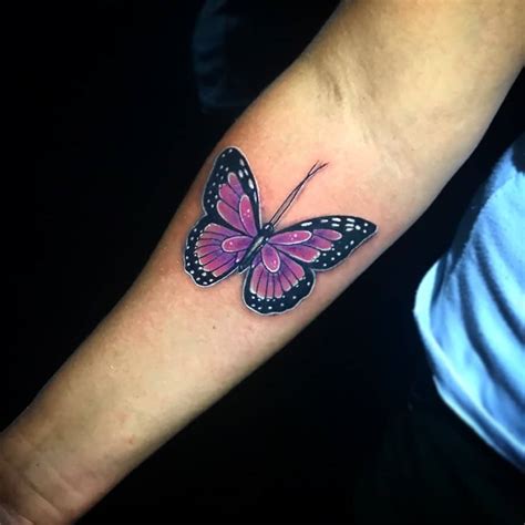 Top 61 Best Purple Butterfly Tattoo Ideas - [2021 Inspiration Guide]