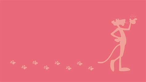 Minimalist, pink panther HD wallpaper | Pxfuel