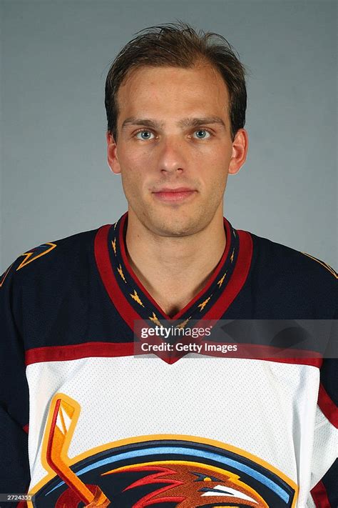 Patrik Stefan of the Atlanta Thrashers poses for a portrait on... News Photo - Getty Images