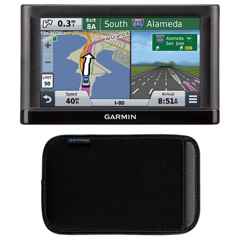 Garmin nuvi 55LM GPS Navigation System with Lifetime Maps 5" Display Case Bundle - Includes 5 ...