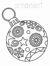 Christmas Ornament Coloring Pages  Best For Kids sketch template