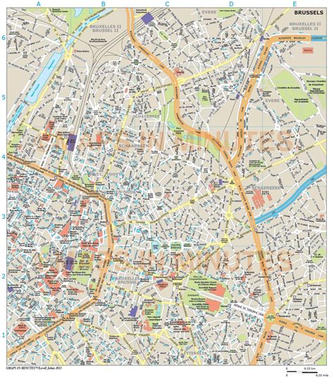 brussels city map