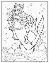 50 Mermaid Coloring Pages Free PDF Printables sketch template