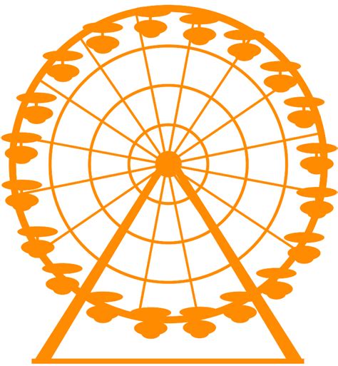 Ferris Wheel Silhouette | Free vector silhouettes