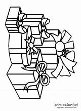 Pile Of Presents  Print Color Fun Free Printables coloring Pages sketch template