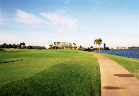 Florida Memory • View showing part of the course at the Sandestin Golf ...