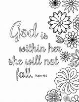 Psalms Bible Verse Coloring Pages For Adults sketch template