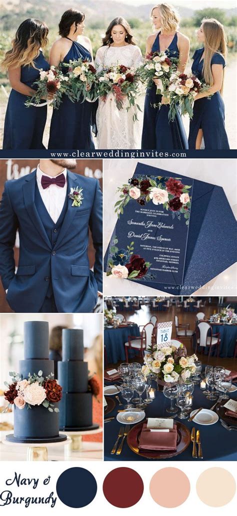 10 Most Popular Navy Blue Wedding Color Palette Ideas For 2023 ...