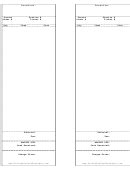 Cash Deposit Log Template printable pdf download