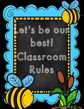Free Classroom Rules Posters by ESL VILLAGE | Teachers Pay Teachers