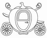 Cinderella Pumpkin Carriage Coloring Pages Coloring sketch template