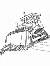 Free Coloring Pages Printable Bulldozer Coloring sketch template