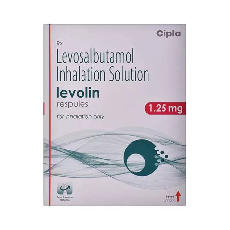 Buy LEVOLIN 1.25MG RESPULES 2.5ML Online, View Uses, Review, Price ...