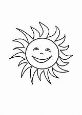 Printable Sun Outline coloring Page  Download Print Or Color Online sketch template