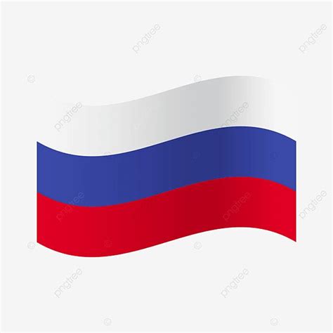 Russia Flag Clipart Transparent Background, Russia National Flag Waves ...