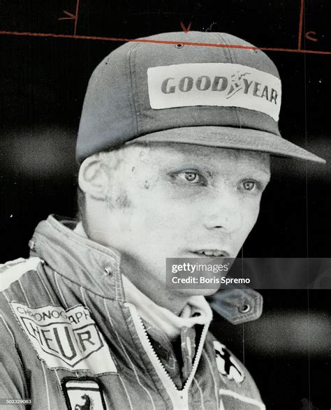 The injured Niki Lauda. Raced again seven weeks after crash. News Photo ...