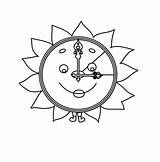 Kolorowanki Zegar Do Druku  KolorowankidodrukuCom sketch template