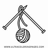 Knitting Coloring Pages  Ultra sketch template