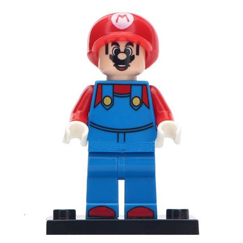 Mario Bros Game Character Lego Minifigure Block Toys