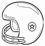 Coloring Pages Free Printable Football Helmet sketch template