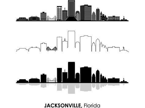 Jacksonville Florida Graphic by simpline · Creative Fabrica