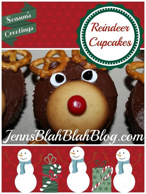 Fun Cupcake Ideas For Christmas: How to make Reindeer Cupcakes | Reindeer cupcakes, Holiday ...