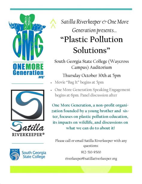 Plastic Pollution Solutions | One More Generation