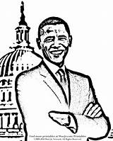 President Obama Coloring Page  Nation sketch template